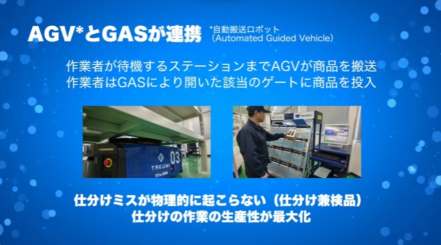 【株式会社匠】AGVとGASが連携【株式会社匠】AGVとGASが連携